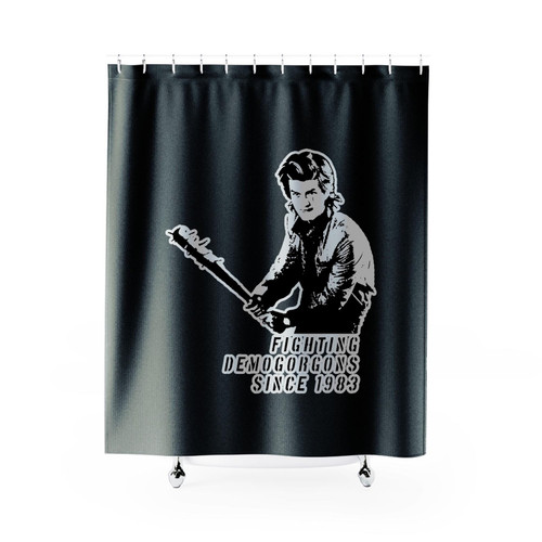 Steve Fighting Stranger Things Season Three Shower Curtains