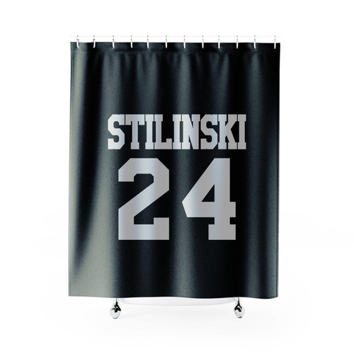 Stilinski 24 Am White Shower Curtains