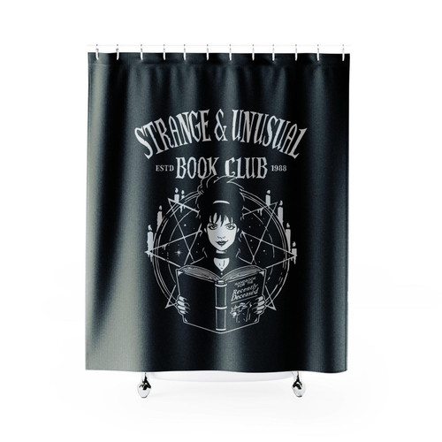 Stranger Unusual Book Club Shower Curtains