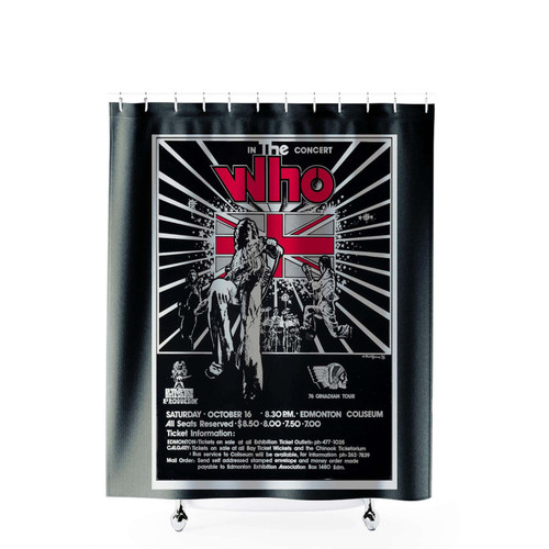 The Who In Concert Shower Curtains