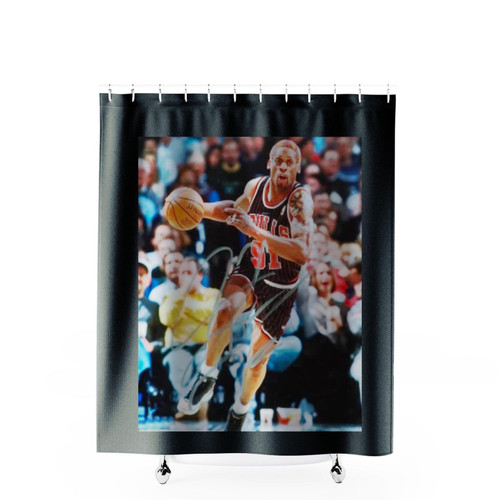 The Worm Bulls Shower Curtains