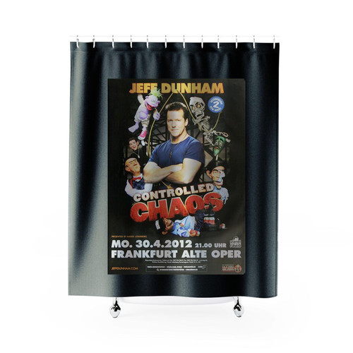 Jeff Dunham Controlled Chaos Frankfurt 2012 Shower Curtains