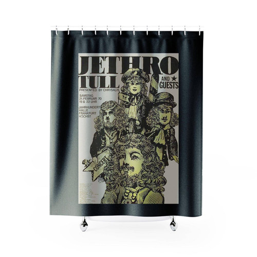 Jethro Tull 1970 Concert Shower Curtains