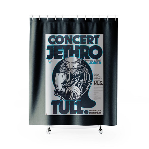 Jethro Tull 1976 Frankfurt Germany Concert Shower Curtains