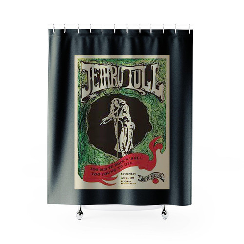 Jethro Tull Rock Band Art Shower Curtains