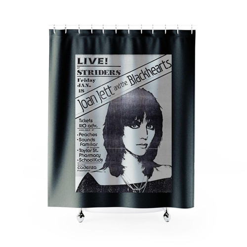 Joan Jett And The Blackhearts Concert Shower Curtains