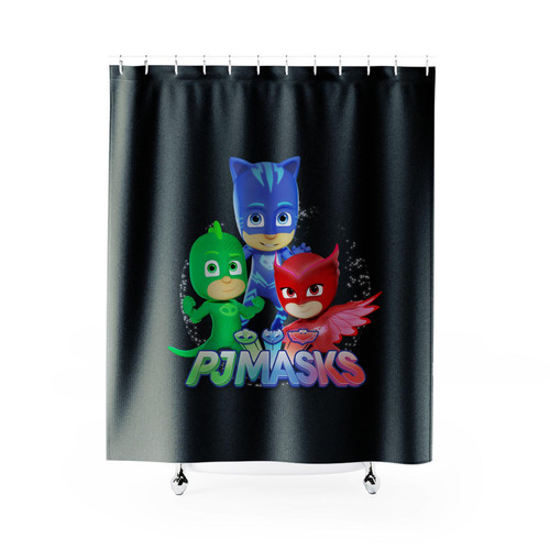 Super Team Pj Mask Shower Curtains