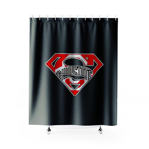 Superman Logo Ohio State Shower Curtains