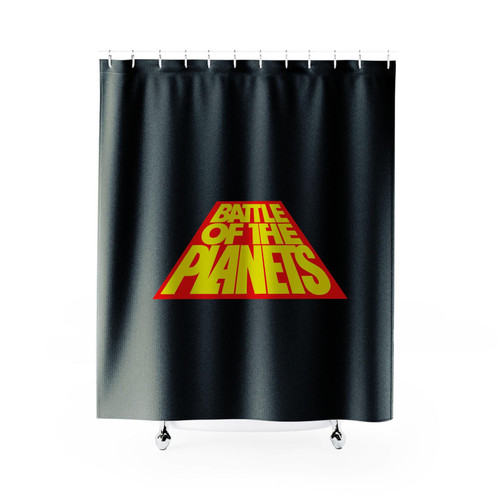 Battle Of The Planets Logo Shower Curtains
