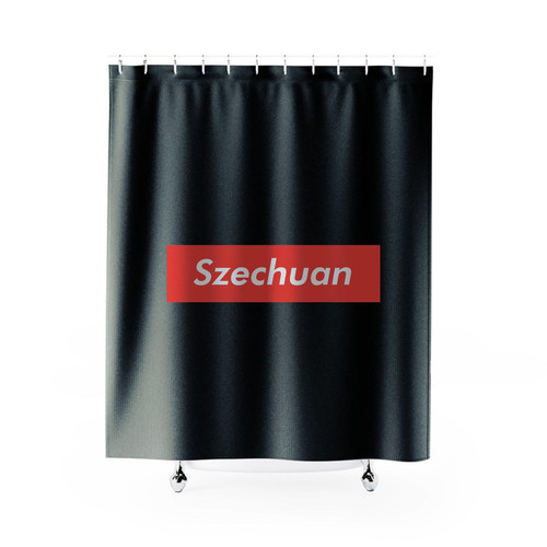Szechuan Sauce Rick And Morty Supreme Shower Curtains