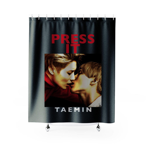 Taemin Press It Album Cover Shower Curtains
