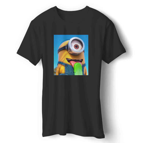 Minions Despicable Me Eat Ice Cream Man's T-Shirt
