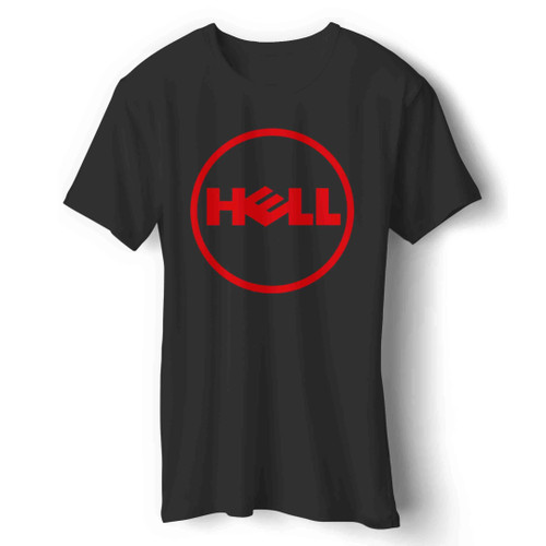 Hell Logo Humor Parody Evil Satan Man's T-Shirt