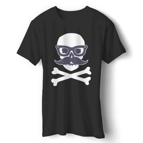 Incognito Skull With False Moustache And Glasses Man's T-Shirt