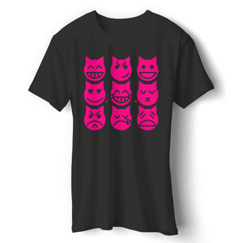 Emoji Pussy Cat Baby Man's T-Shirt