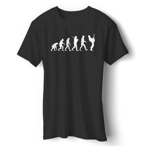 Guitar Player Evolution Cool Musician Man's T-Shirt
