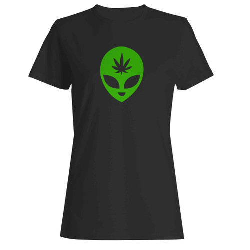 Alien Weed Stoner Woman's T-Shirt