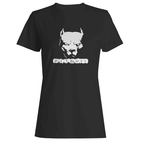 American Pit Bull Spiked Dog Collar Woman's T-Shirt
