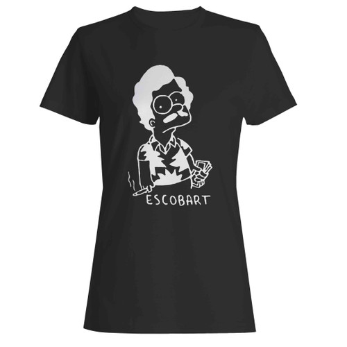 Bart Simpson As Escobart The Simpsons Pablo Escobar Woman's T-Shirt