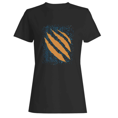 Black Panther Scratch Mark Woman's T-Shirt