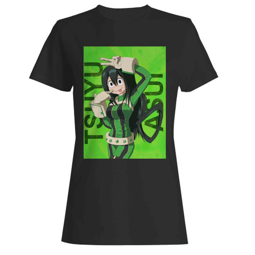 Boku No Hero Academia My Hero Academy Tsuyu Asui Frog Woman's T-Shirt