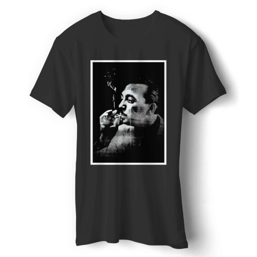 Django Smoking Guitar Player Romani Jazz Manouche Gypsy Jazz Man's T-Shirt