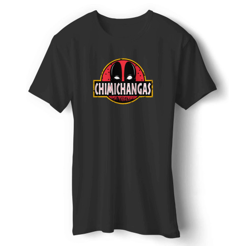 Deadpool Chimichanga Jurrasic Park Man's T-Shirt