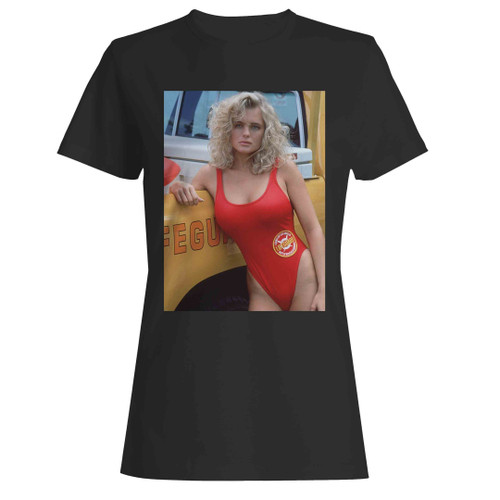 Erika Eleniak Red Swimsuit Woman's T-Shirt