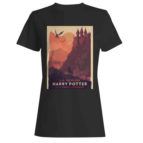 Hogwarts Castle Movie J K Rowling Woman's T-Shirt