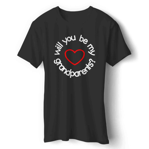 Will You Be My Grandparents Pregnancy Reveal To Grandparents Husband Man's T-Shirt
