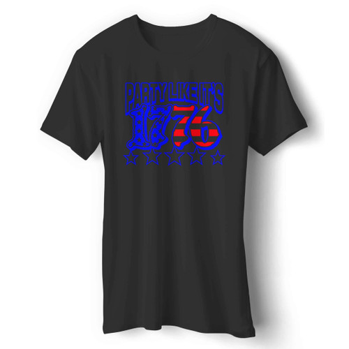 4th of July Party Like Its 1776 USA Funny Independece Man's T-Shirt