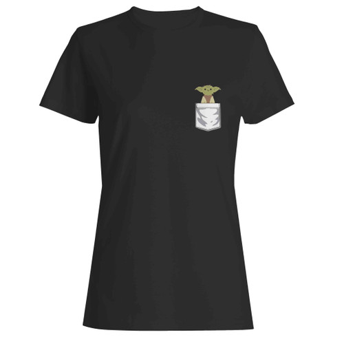 master yoda pocket tees star wars Woman's T-Shirt