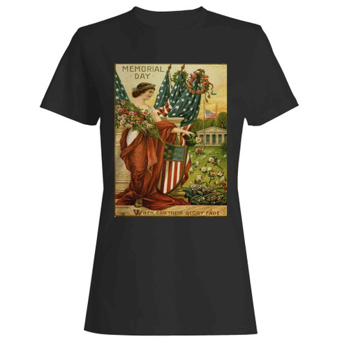 Memorial Day Vintage Woman's T-Shirt Memorial Day Vintage Woman's T-Shirt