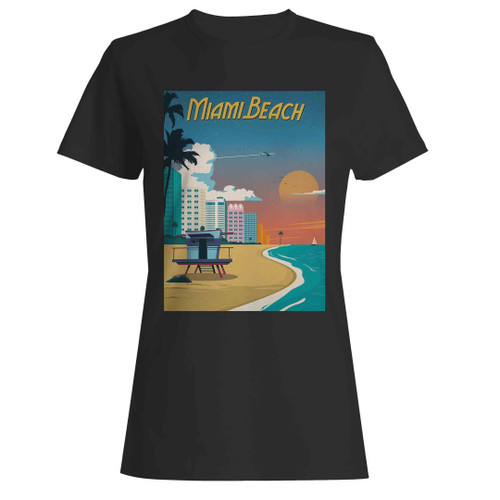 Miami Beach Woman's T-Shirt