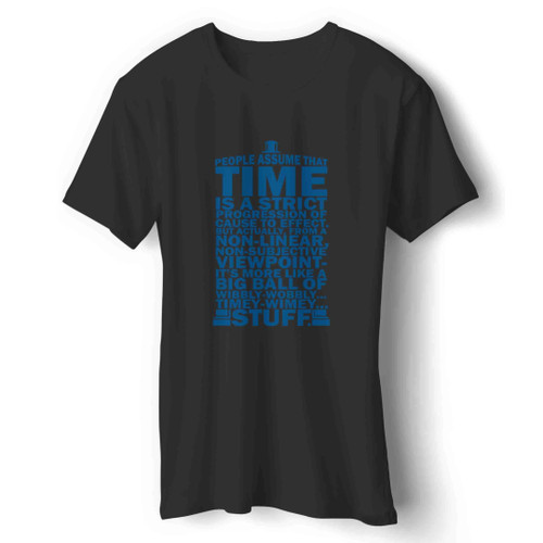 tardis typography Man's T-Shirt