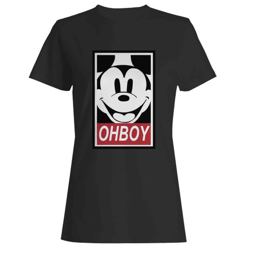 Ohboy Obey Mickey Mouse Woman's T-Shirt