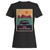 surfing california coastline vintage van palm trees c  Woman's T-Shirt