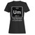 The Element Of Confusion Funny Science Astronomy Chemistry Woman's T-Shirt