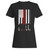 Thin Red Line Military Support Our Military American Flag Red Lives Matter Veterans Woman's T-Shirt