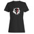 Thin Red Line Skull Tee Support Fire Fighters Woman's T-Shirt