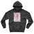 Hand Drawn Cute Girl Carrying Phone And Purse With Flower Unisex Hoodie