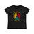 Peace Love Rock And Roll Vintage Peace Sign Sunset Women's T-Shirt