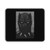 Black Panther Striped Profile Mouse Pad