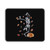 Dancing Skeleton With Boho Leaves Mouse Pad