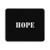 Hope Peace Love Inpirational Message Christmas Mouse Pad