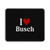 I Love Busch I Heart Busch Husband Wife Boyfriend Girlfriend Mouse Pad