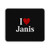 I Love Janis I Heart Mouse Pad