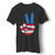American Flag Peace Sign 4th Of July Man's T-Shirt