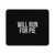 Will Run For Pie Running Mouse Pad
