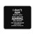 I Dont Run Funny Zombie Horror Joke Humor Mouse Pad